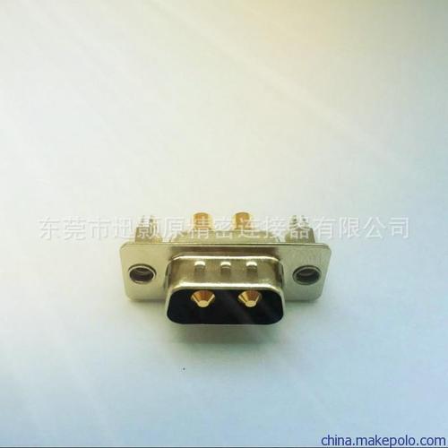 东莞大电流工业连接器 2v2 母弯插板式 多极大电流连接器厂家